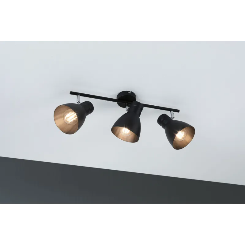 Spot Davy max3x20W E27 Noir