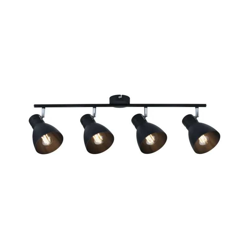 Spot Davy max4x20W E27 Noir