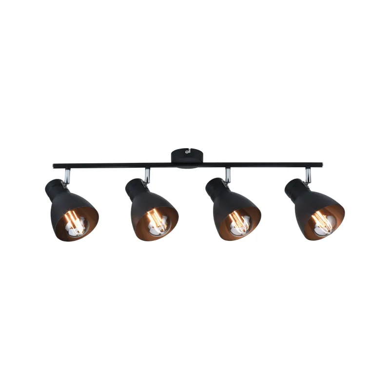 Spot Davy max4x20W E27 Noir