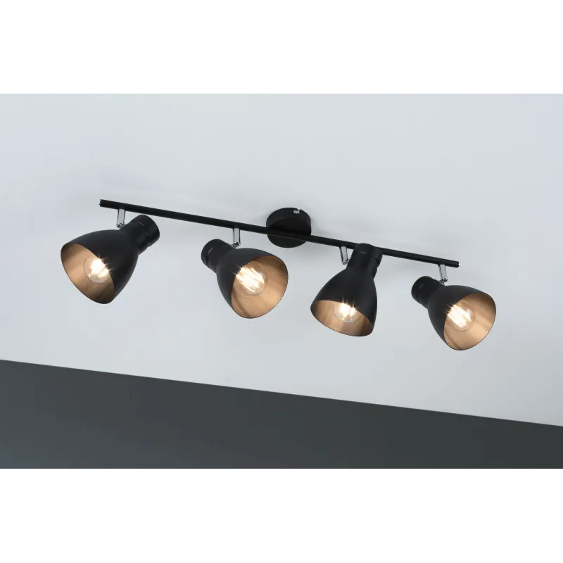 Spot Davy max4x20W E27 Noir