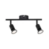Spot Carolina max2x10W GU10 Noir
