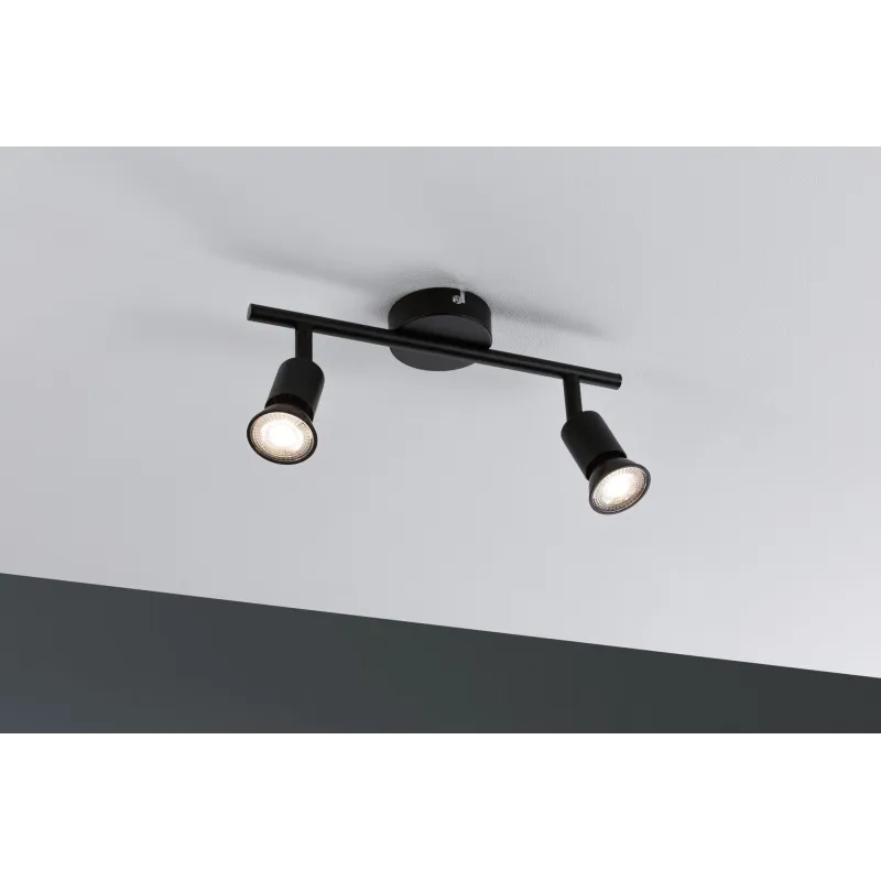 Spot Carolina max2x10W GU10 Noir