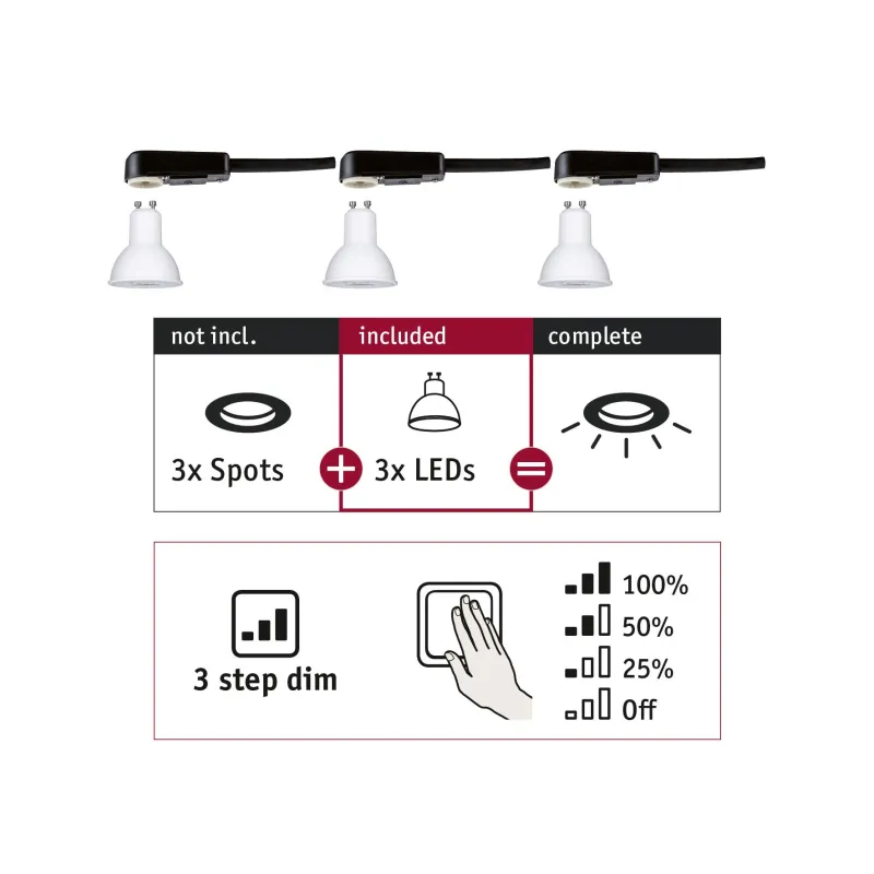 ENC Choose kit 3 GU10 3step