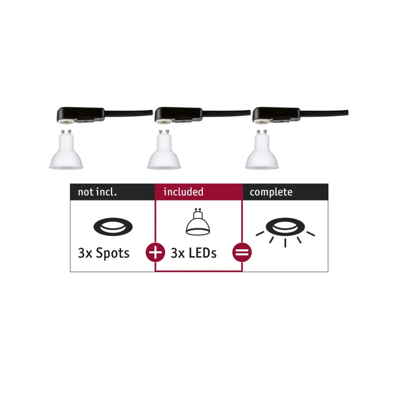 ENC Choose kit 3 GU10 Non-Dim