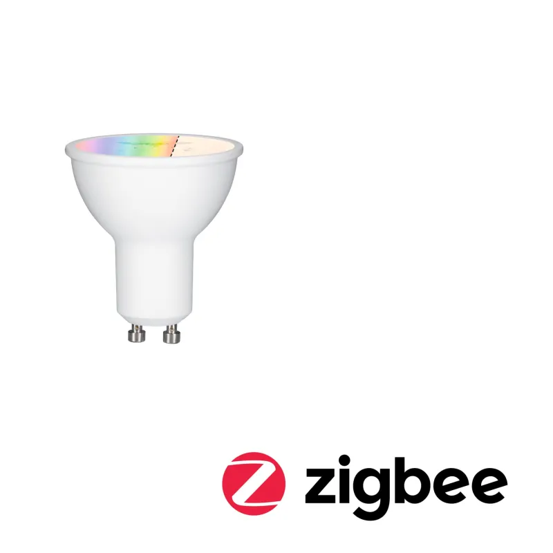 LED ZB GU10 350lm 6W RGBW dépoli