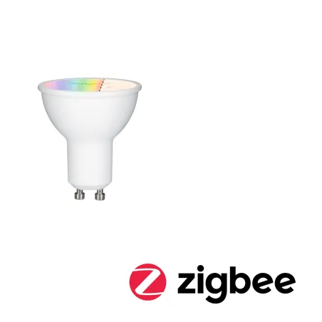 LED ZB GU10 350lm 6W RGBW dépoli