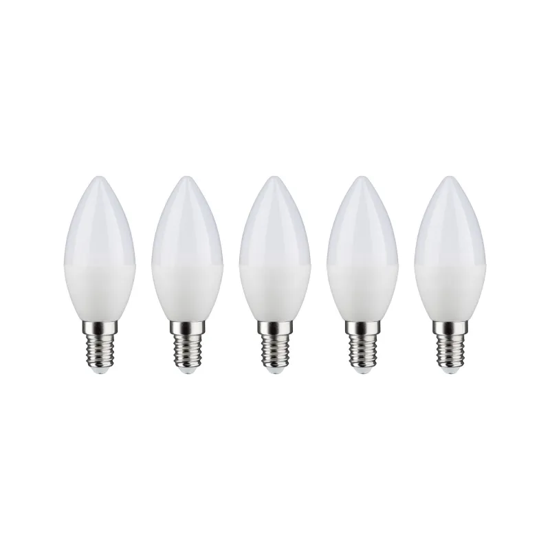 Promo lot 5 bougies LED 470lm
