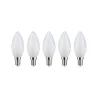 Promo lot 5 bougies LED 470lm