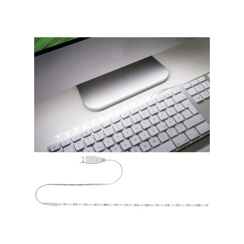 Ruban USB 30cm blanc lum jour