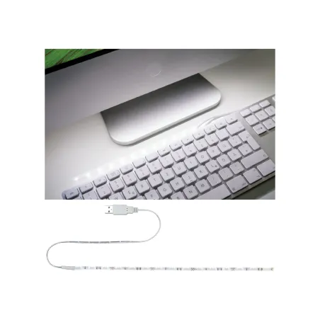 Ruban USB 30cm blanc lum jour