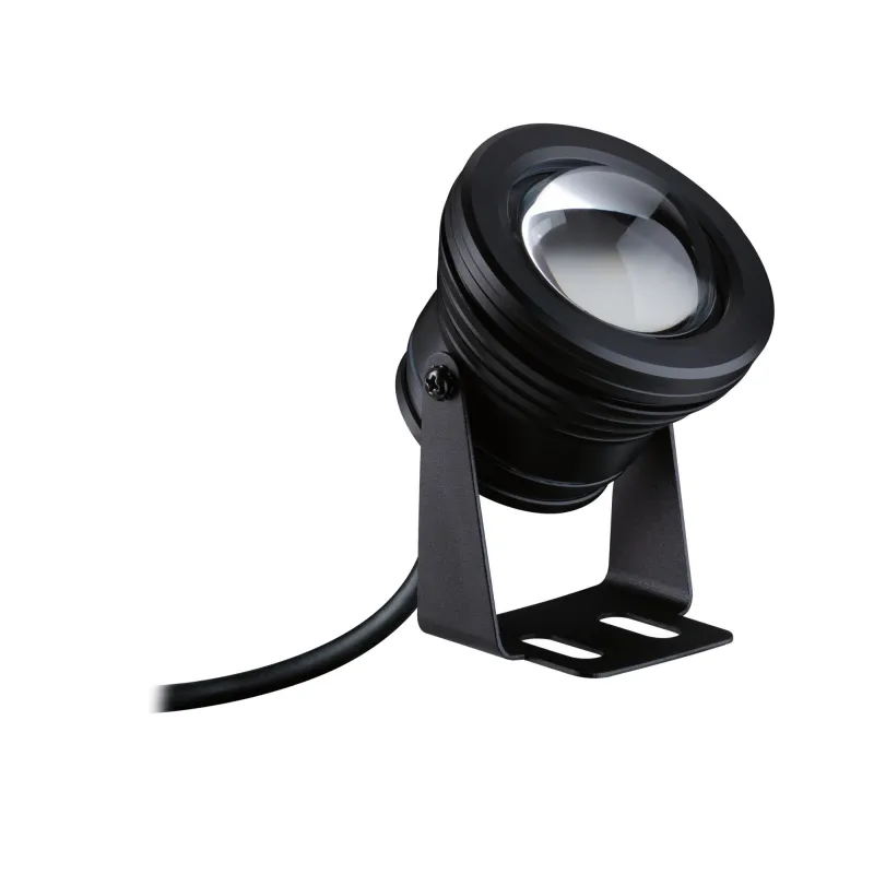 Plug & Shine Spot LED Luminaire de bassin Spot individuel IP68 3000K 5W Noir