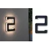Numéro de maison extérieur sol