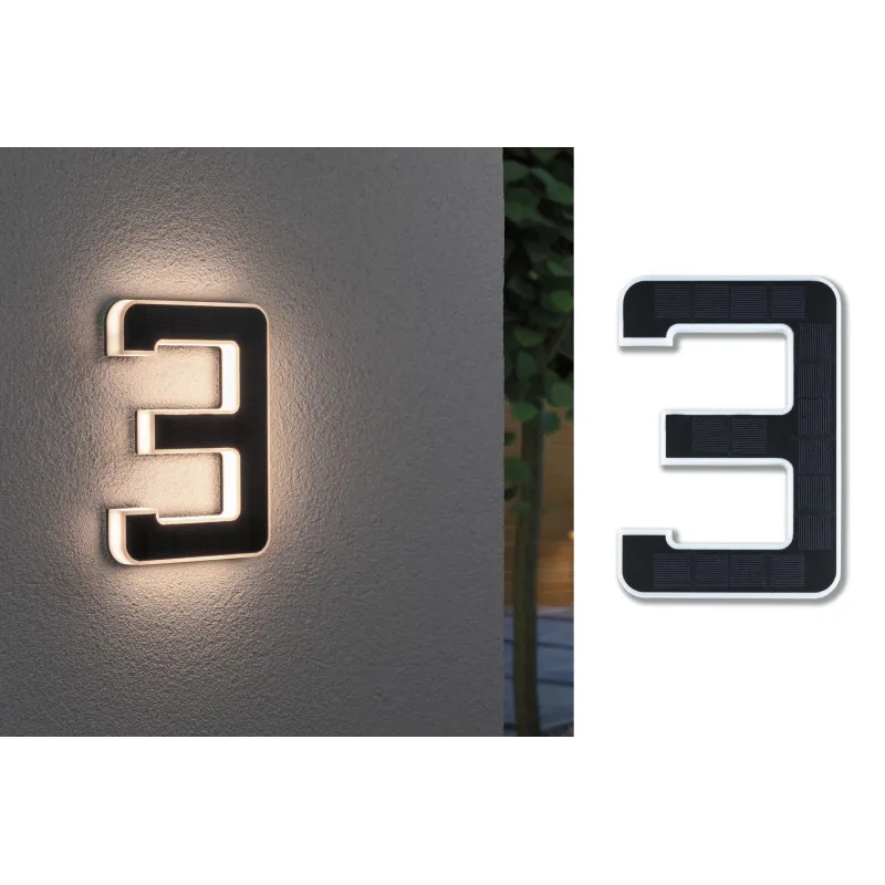 Numéro de maison extérieur sol