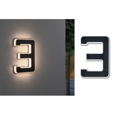 Numéro de maison extérieur sol