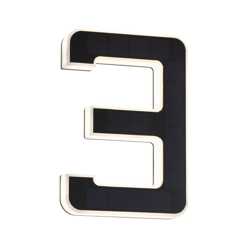 Numéro de maison extérieur sol