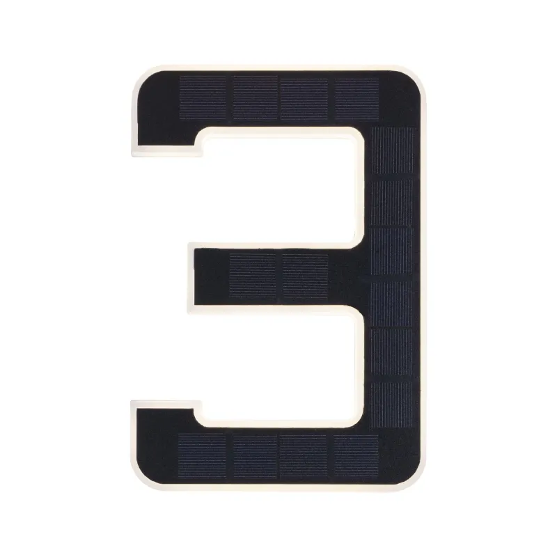 Numéro de maison extérieur sol
