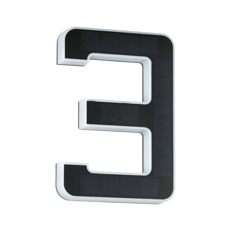 Numéro de maison extérieur sol