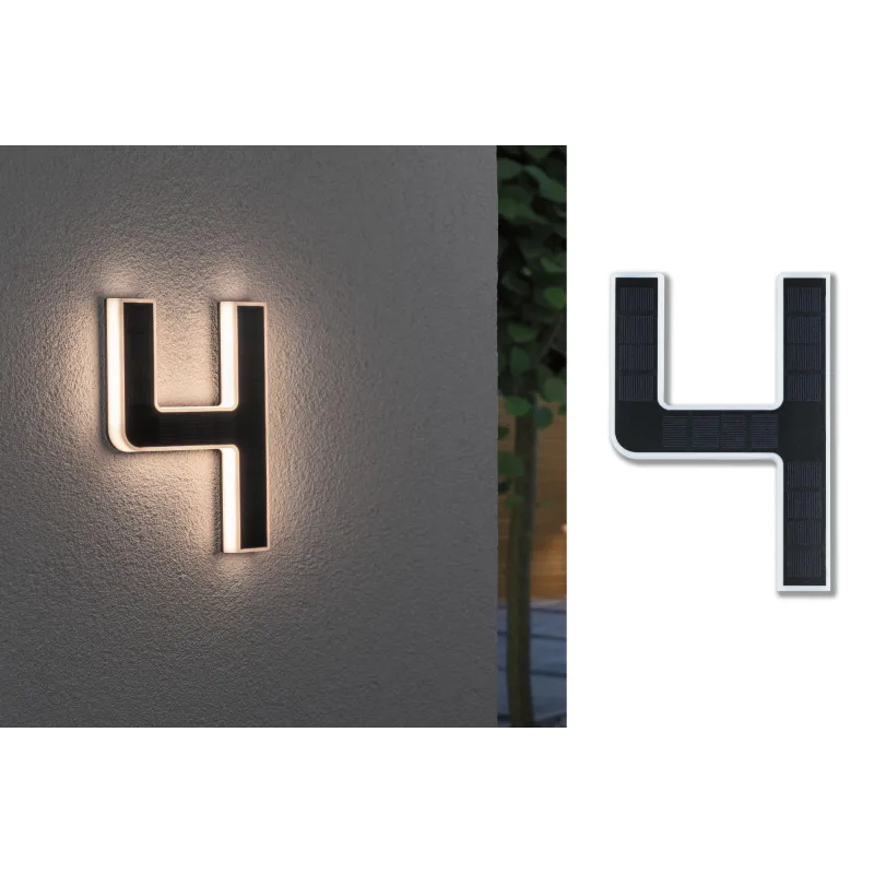 Numéro de maison extérieur sol