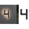 Numéro de maison extérieur sol