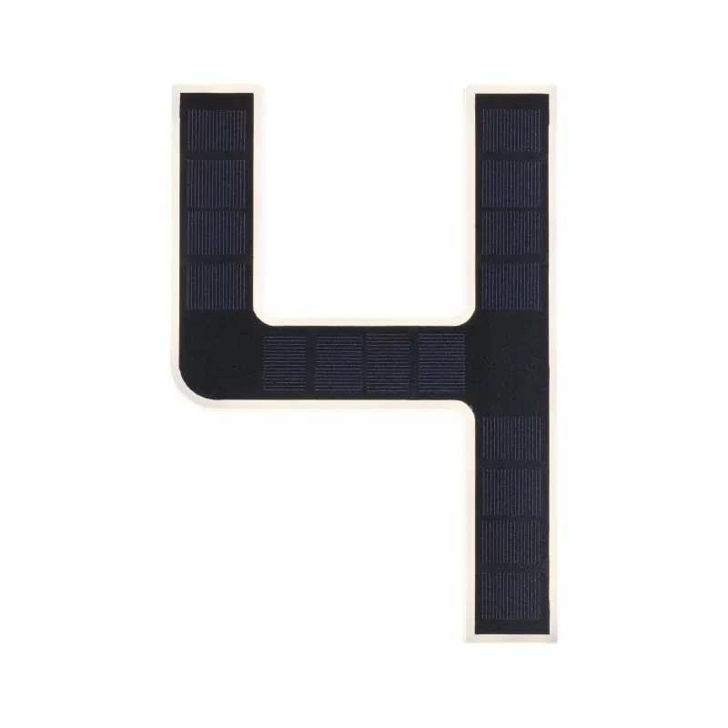 Numéro de maison extérieur sol