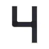 Numéro de maison extérieur sol