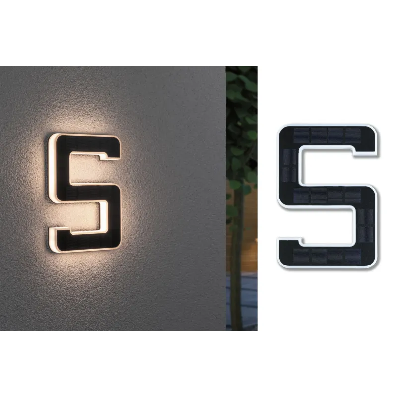 Numéro de maison extérieur sol