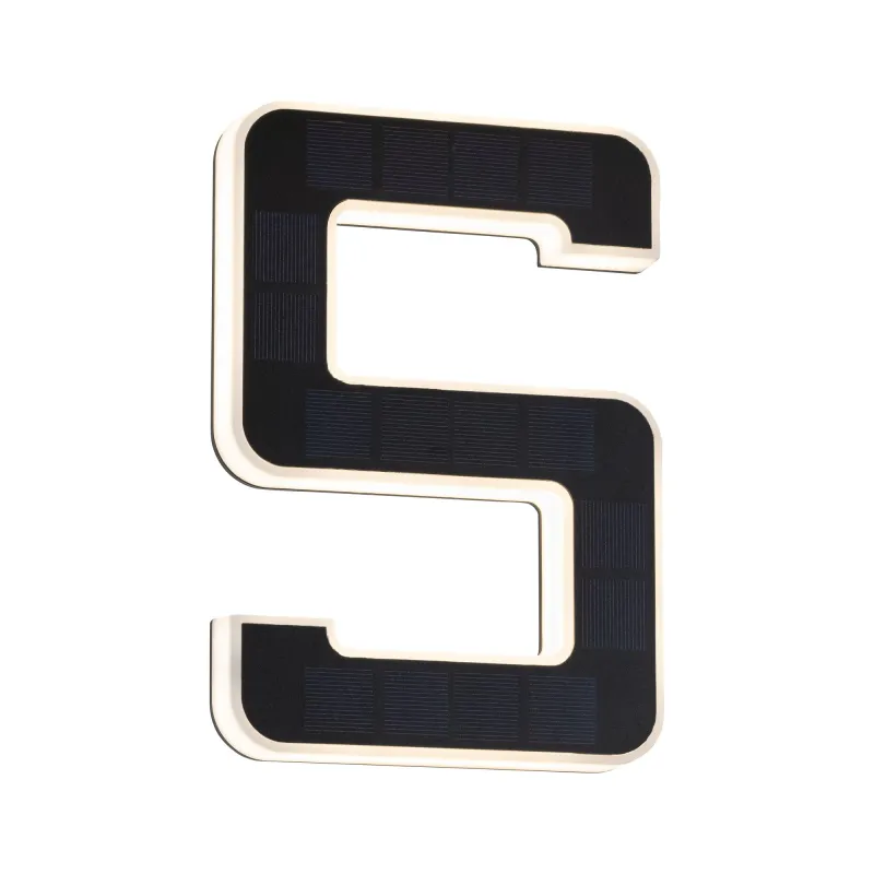 Numéro de maison extérieur sol