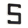 Numéro de maison extérieur sol