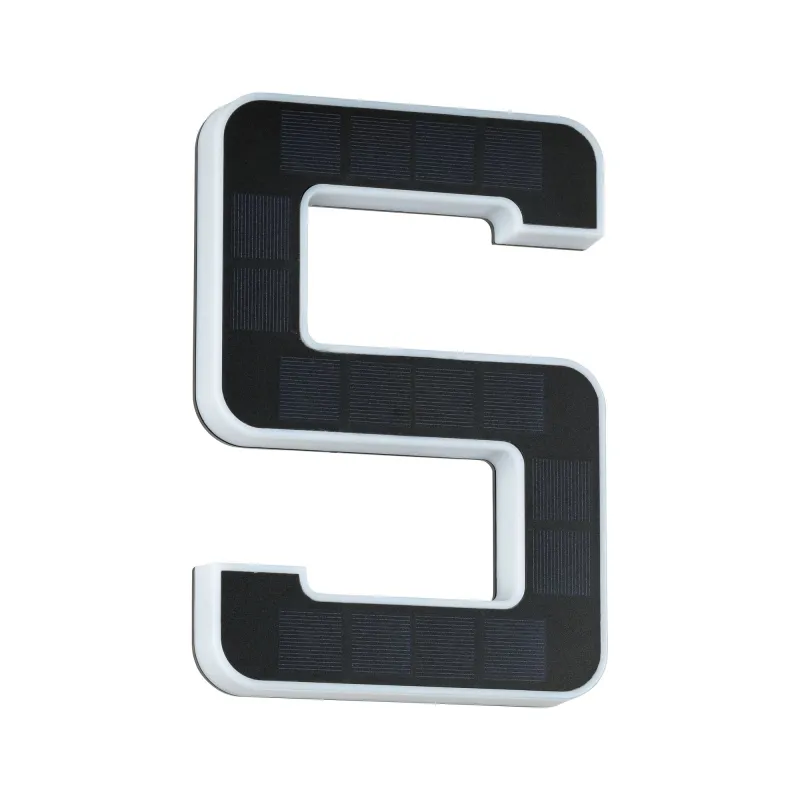 Numéro de maison extérieur sol