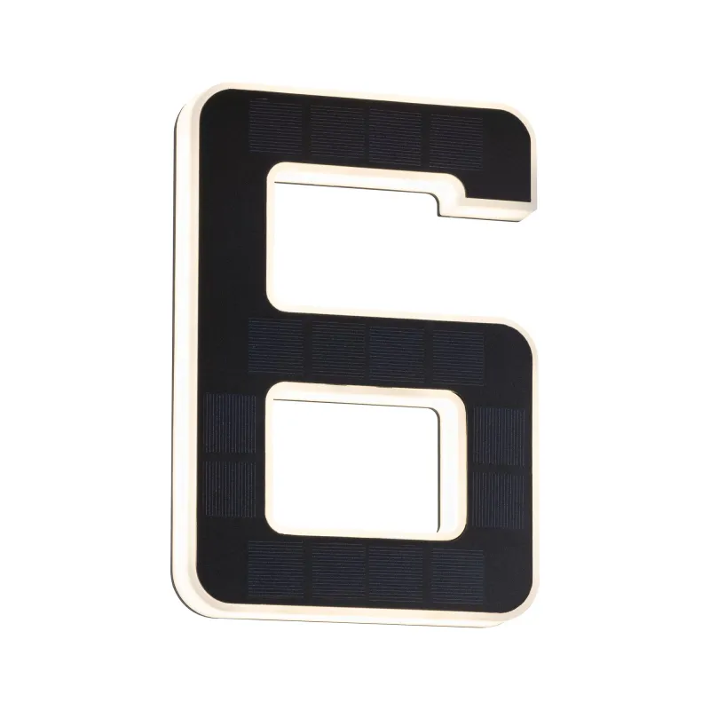 Numéro de maison extérieur sol