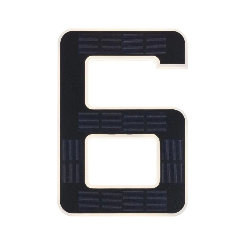 Numéro de maison extérieur sol
