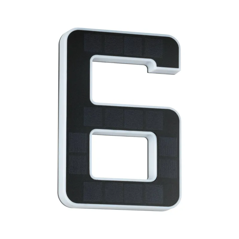 Numéro de maison extérieur sol