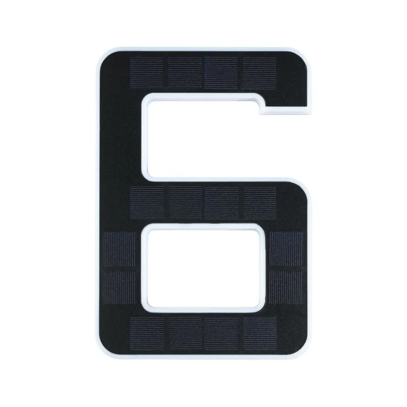 Numéro de maison extérieur sol