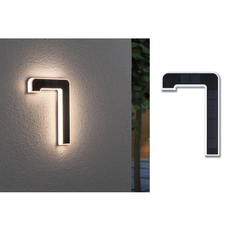 Numéro de maison extérieur sol