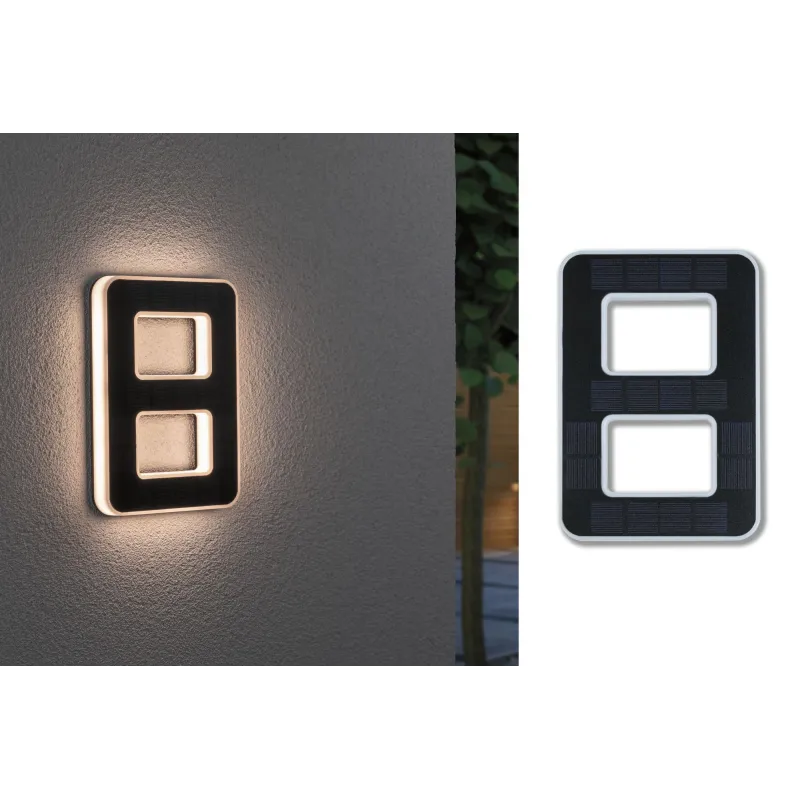 Numéro de maison extérieur sol