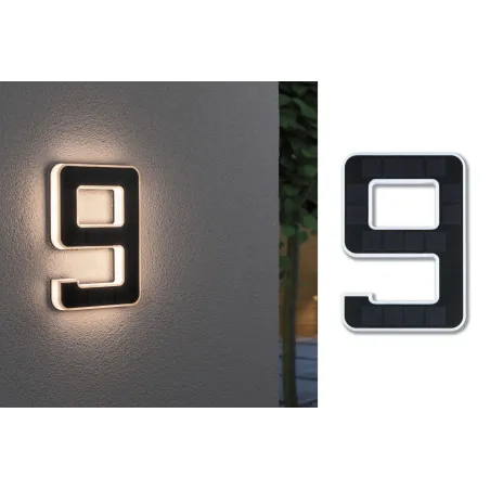 Numéro de maison extérieur sol