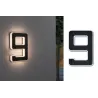 Numéro de maison extérieur sol