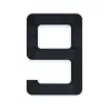 Numéro de maison extérieur sol