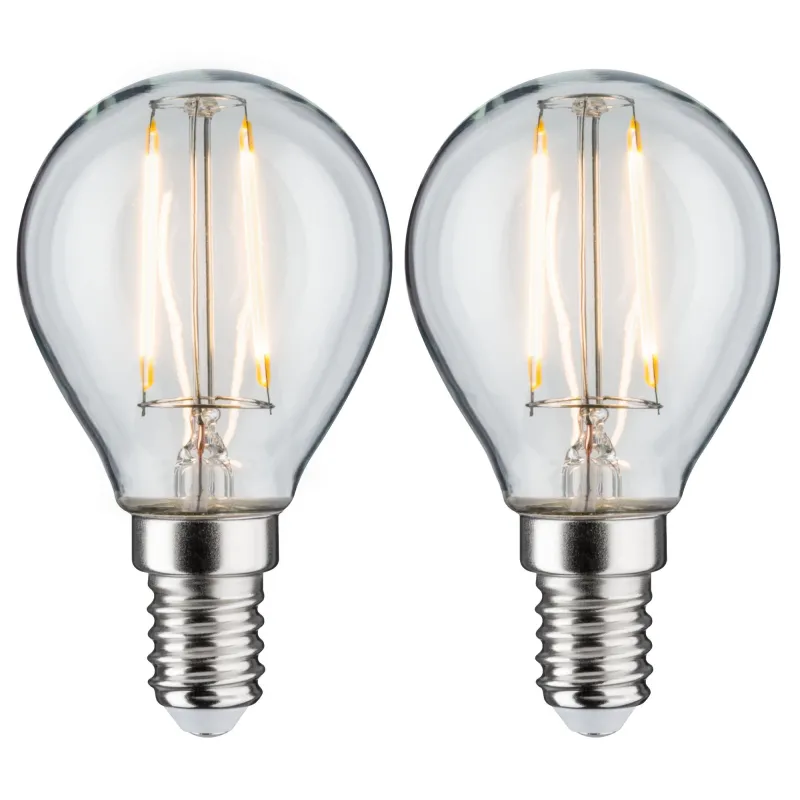 LED fil sphér. x2 250lm E14