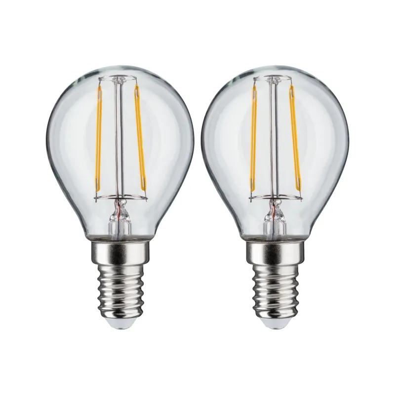 LED fil sphér. x2 250lm E14