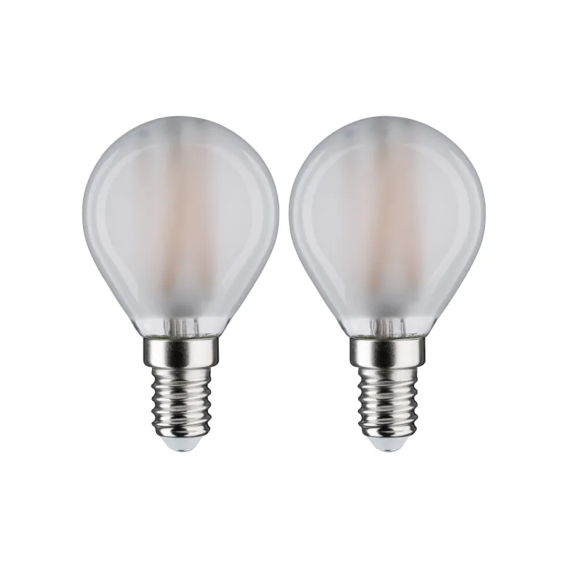 LED fil sphérique x2 470lm E14