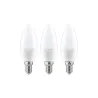Pack de 3 LED Flamme 4 W E14
