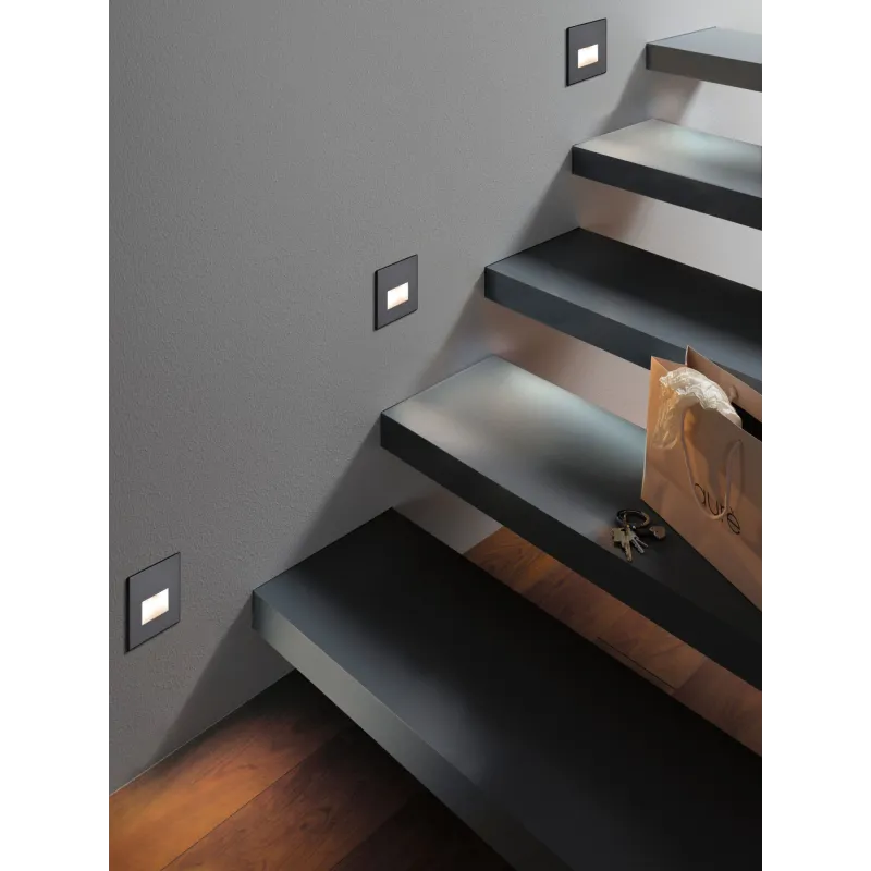 Kit mural spécial encastrés Edge LED 1x1.1W 230 V - Pas cher