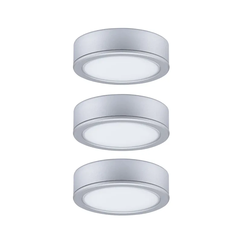 Kit Meuble Pukk 3x3W 12/230V 2700K Chrome dépoli