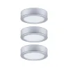 Kit Meuble Pukk 3x3W 12/230V 2700K Chrome dépoli