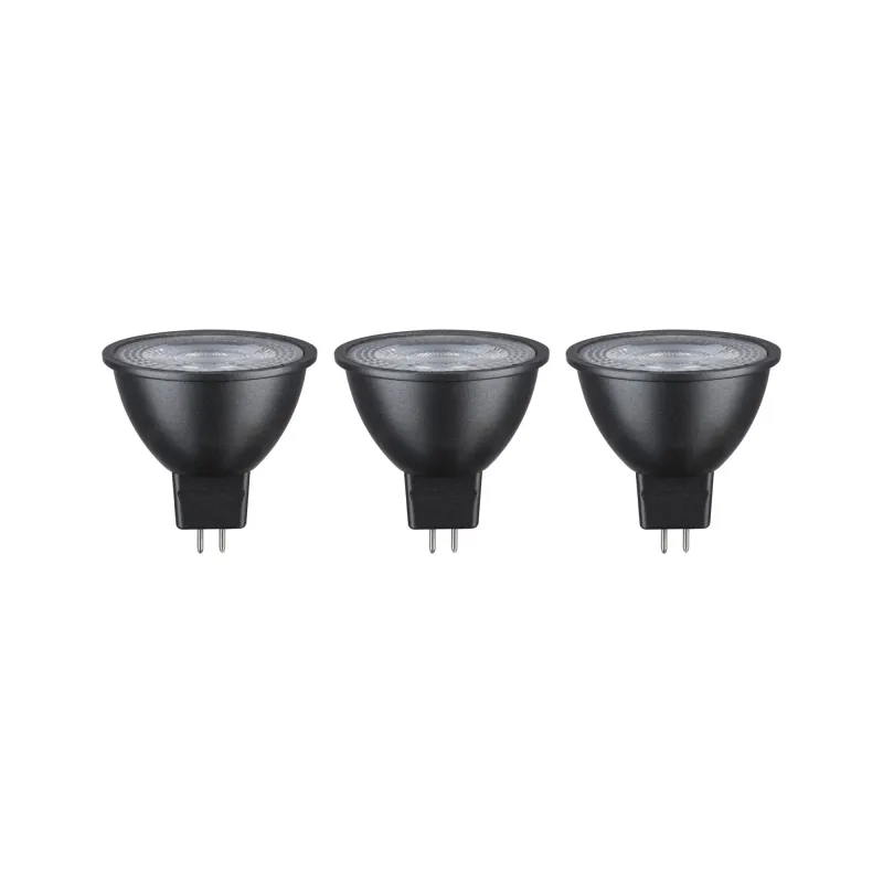 LED GU5,3 x3 450lm 2700K 36° Gris 12V