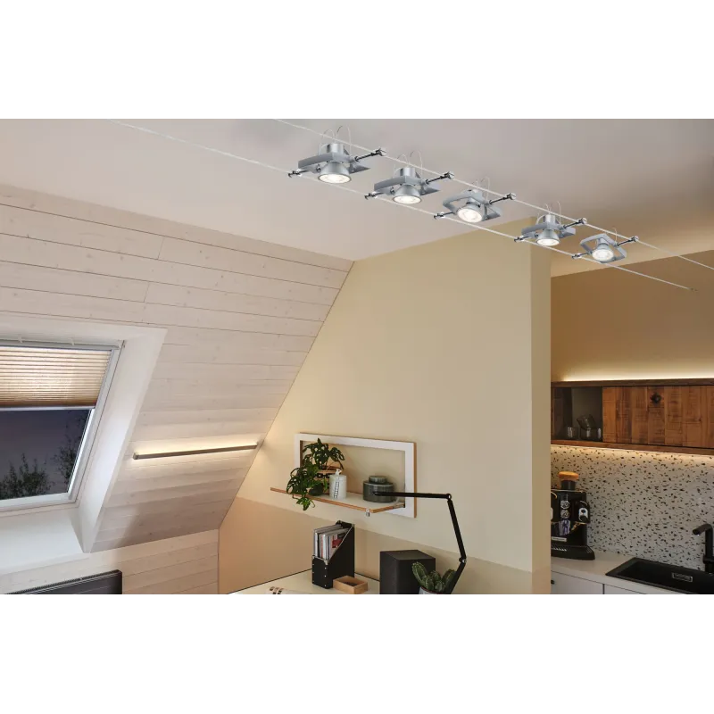 LED GU5,3 x3 450lm 2700K 36° Chrome 12V