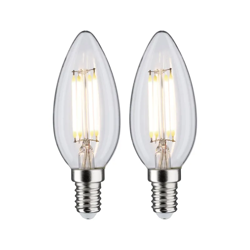 Flammes LED Fil x2 470lm E14 4000K Clair 4,5W 230V