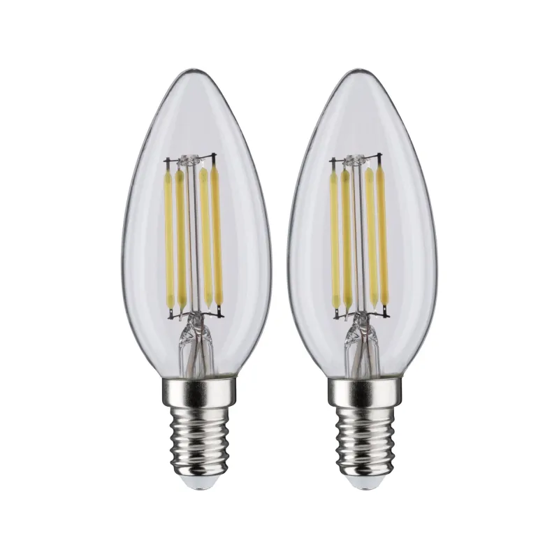 Flammes LED Fil x2 470lm E14 4000K Clair 4,5W 230V