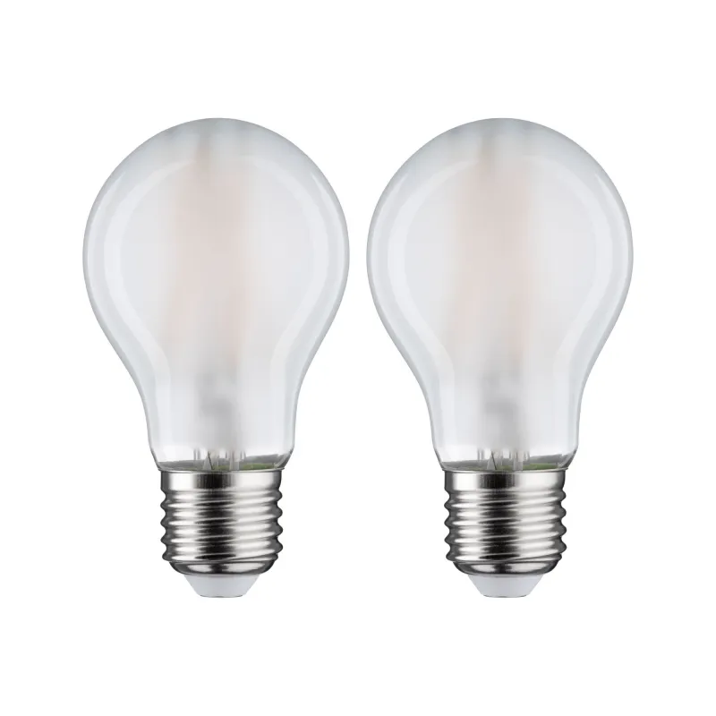 LED Fil STD x2 806lm E27 4000K dépoli 7W 230V